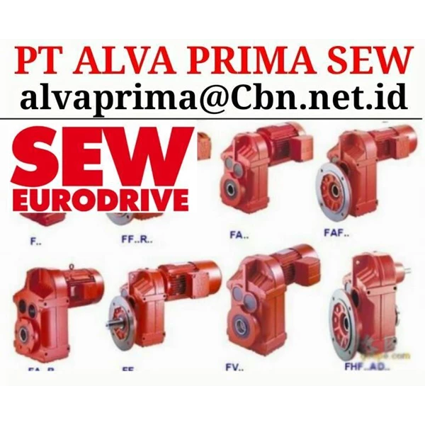 SEW HELICAL BEVEL PT ALVA PRIMA GLODOK Sew Gear Motor Seri F