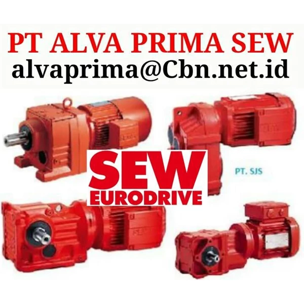 INVERTER  ELECTRIC MOTOR SEW EURO DRIVE  Gear Motor Seri K PT ALVA PRIMA SEW GLODOK